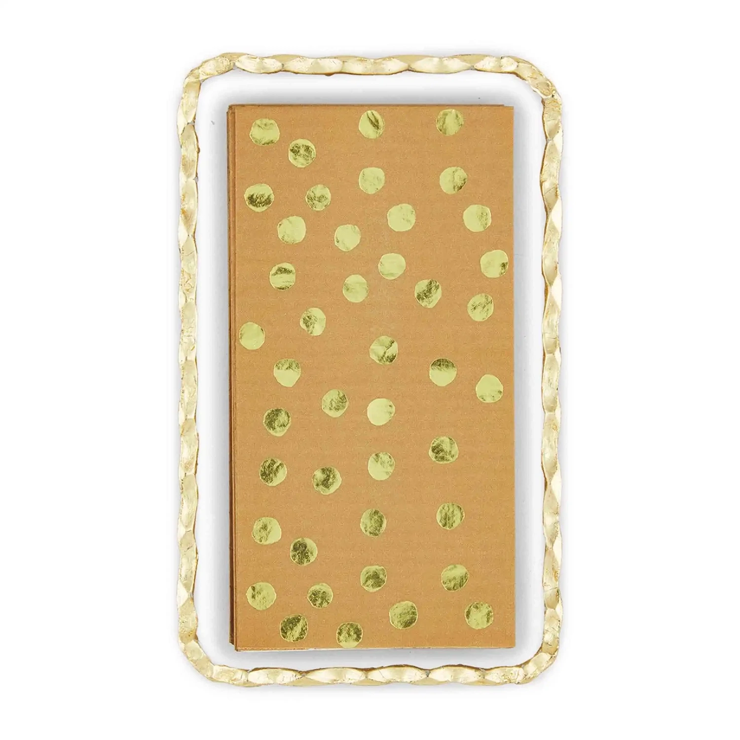 Mud Pie Glass Gold Guest Napkin