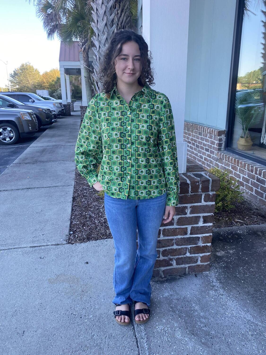 Feeling The Harmony Print Top