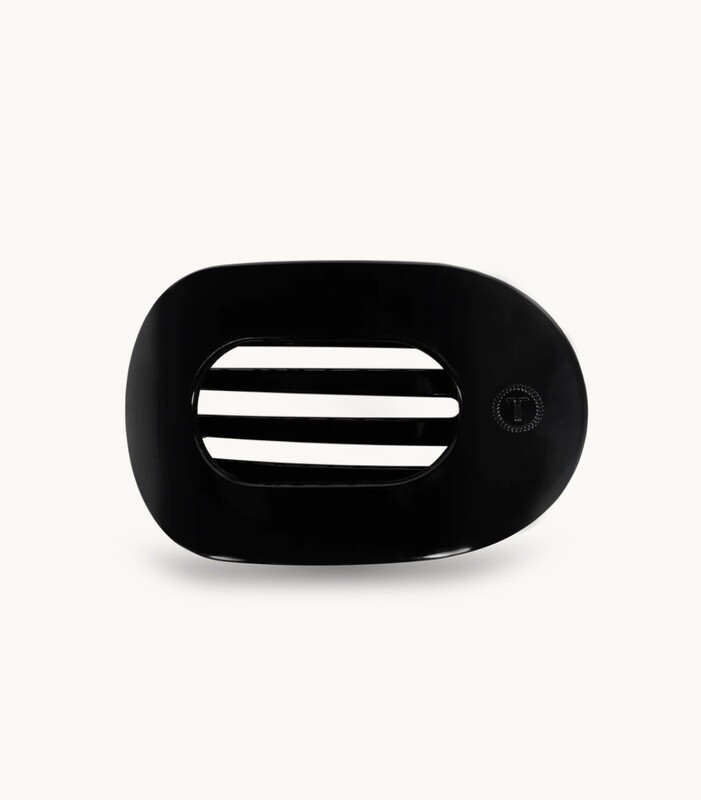 Teleties The Flat Clip - Jet Black - Large