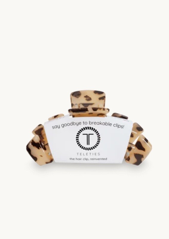 Teleties The Hair Clip - Blonde Tortoise Medium