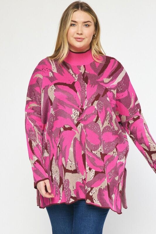 Thankful Tapestry Sweater, CURVY