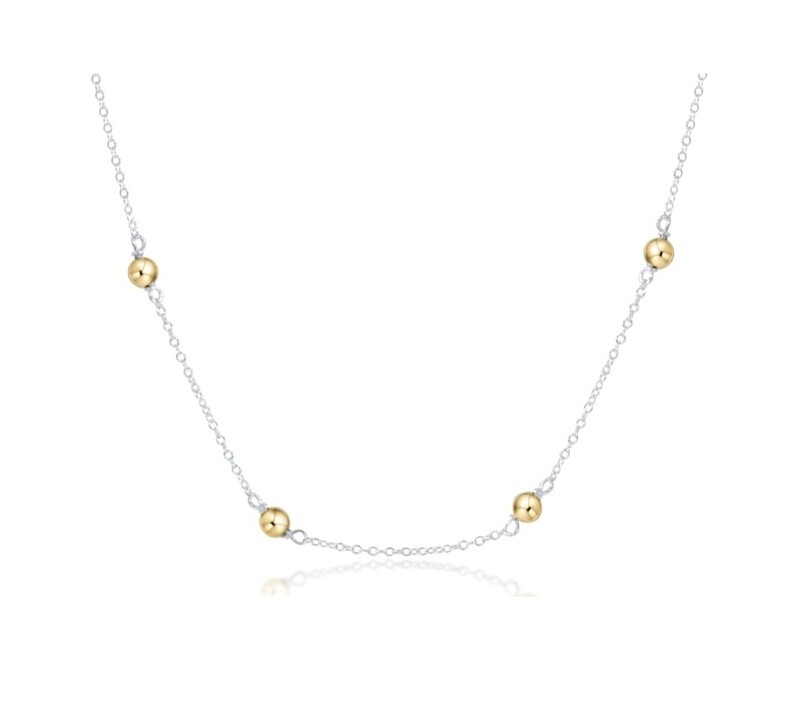 enewton Choker Joy Simplicity Chain Sterling 3mm Mixed Metal