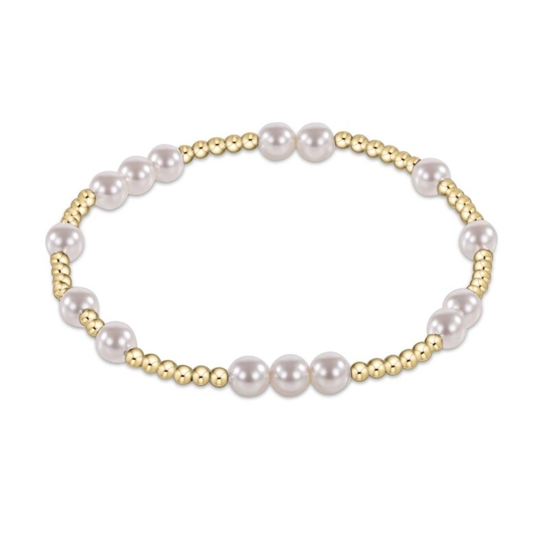 enewton Extends - Hope Unwritten 5mm Bead Bracelet - Pearl