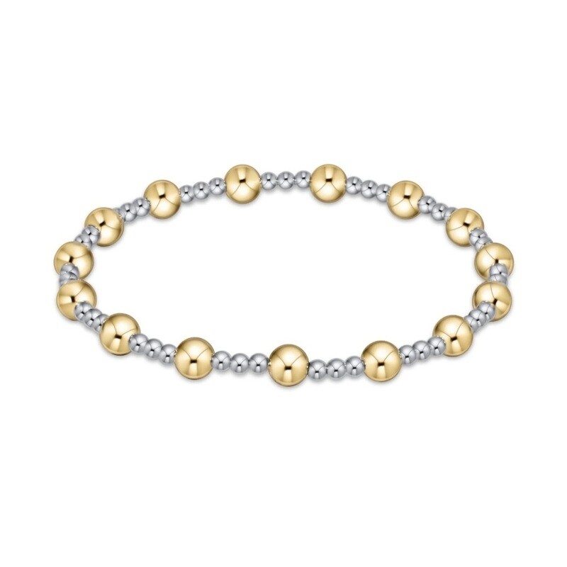 enewton Classic Serenity Pattern 5mm Bead Bracelet - Mixed Metal
