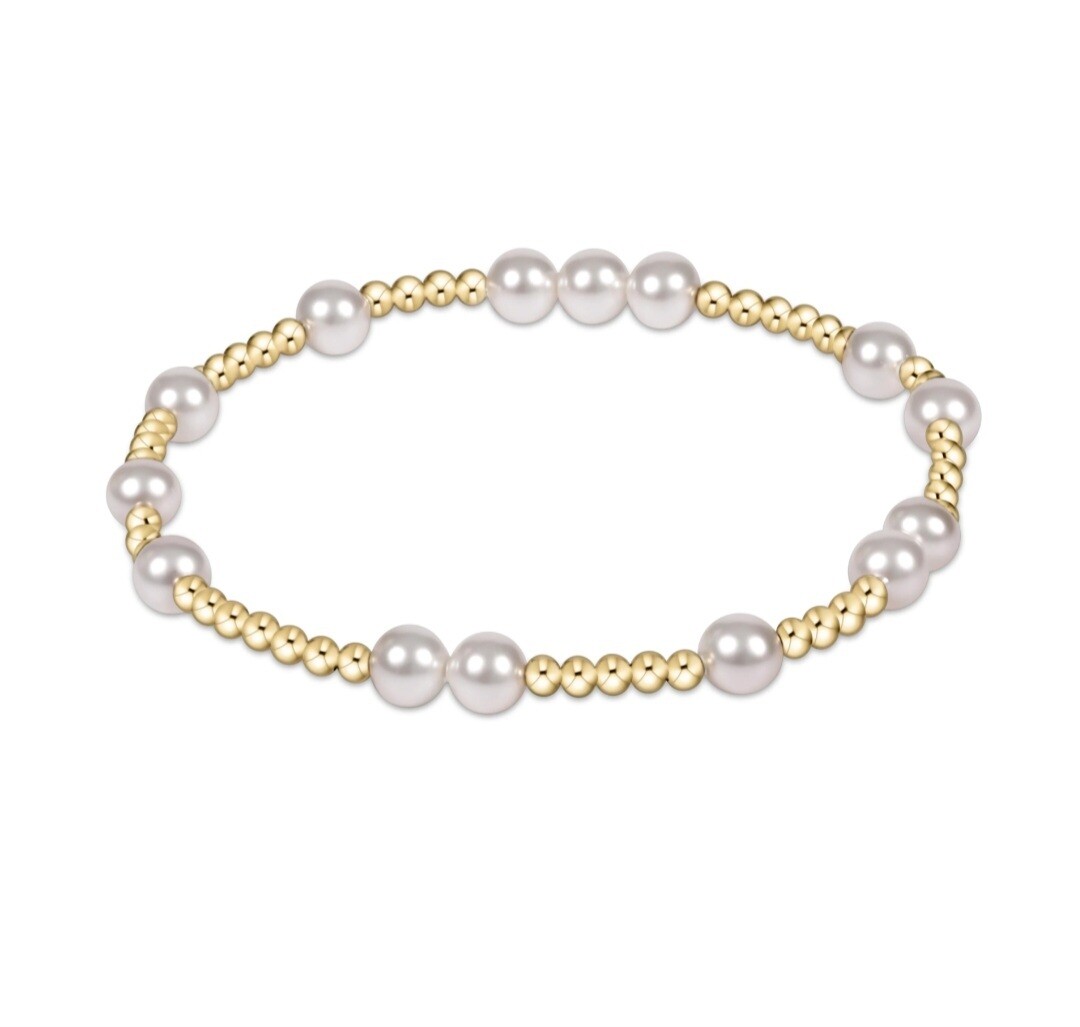 enewton Hope Unwritten 6mm Bead Bracelet - Pearl