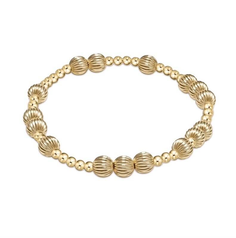enewton Hope Unwritten Dignity 6mm Bead Bracelet - Gold 