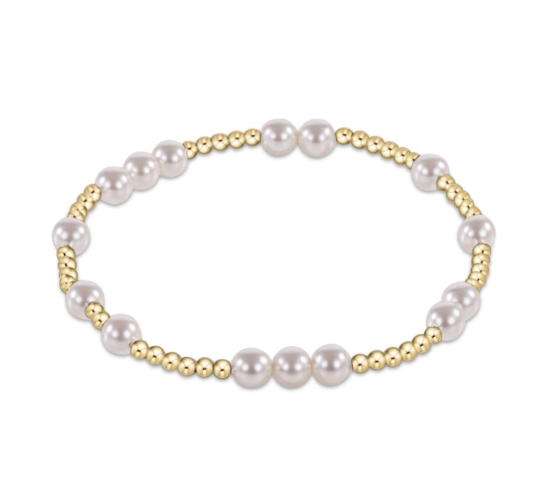 enewton Hope Unwritten 5mm Bead Bracelet - Pearl