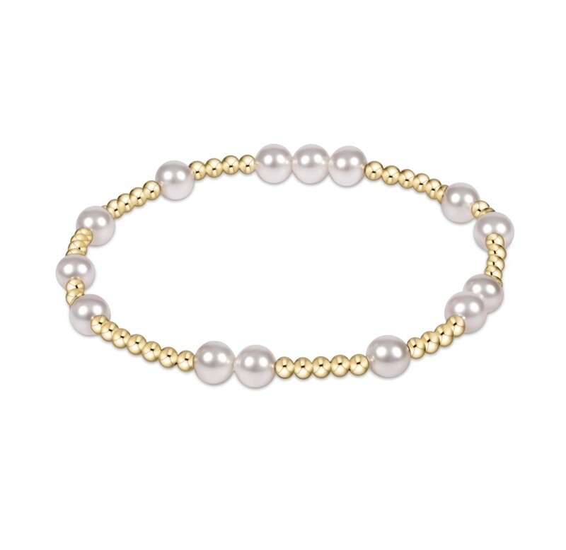 enewton Extends - Hope Unwritten 6mm Bead Bracelet - Pearl