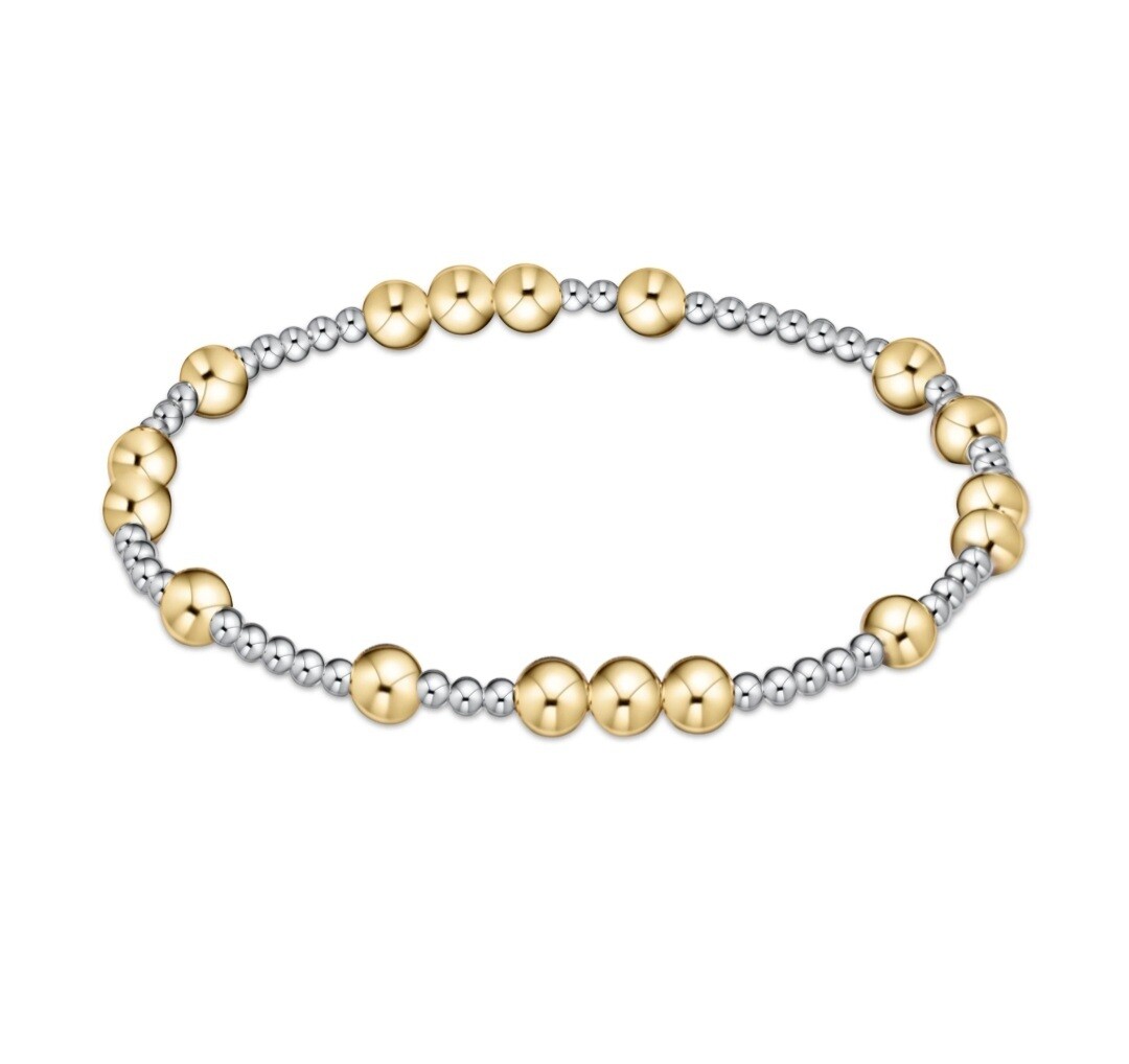 enewton Hope Unwritten 6mm Bead Bracelet - Mixed Metal