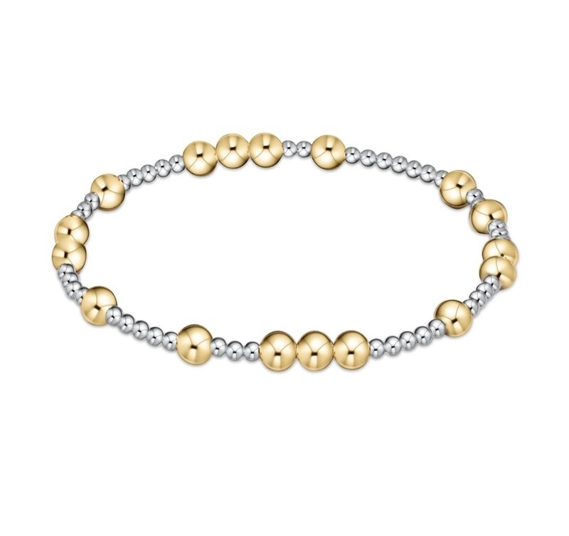 enewton Hope Unwritten 6mm Bead Bracelet - Mixed Metal