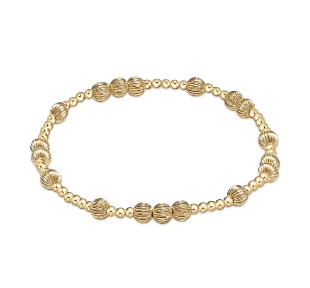 enewton Hope Unwritten Dignity 5mm Bead Bracelet - Gold 