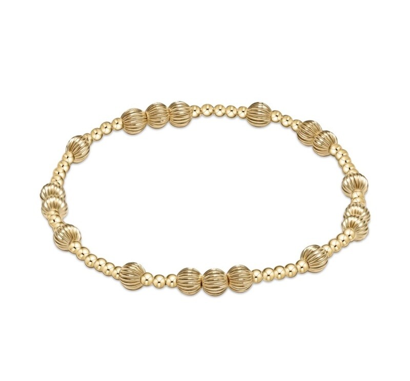 enewton Hope Unwritten Dignity 5mm Bead Bracelet - Gold 