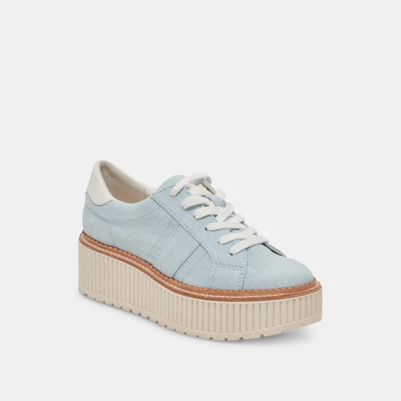 Dolce Vita Tiger Light Blue Denim Sneaker