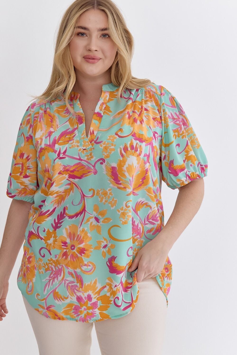 Effortless Outing Top, CURVY