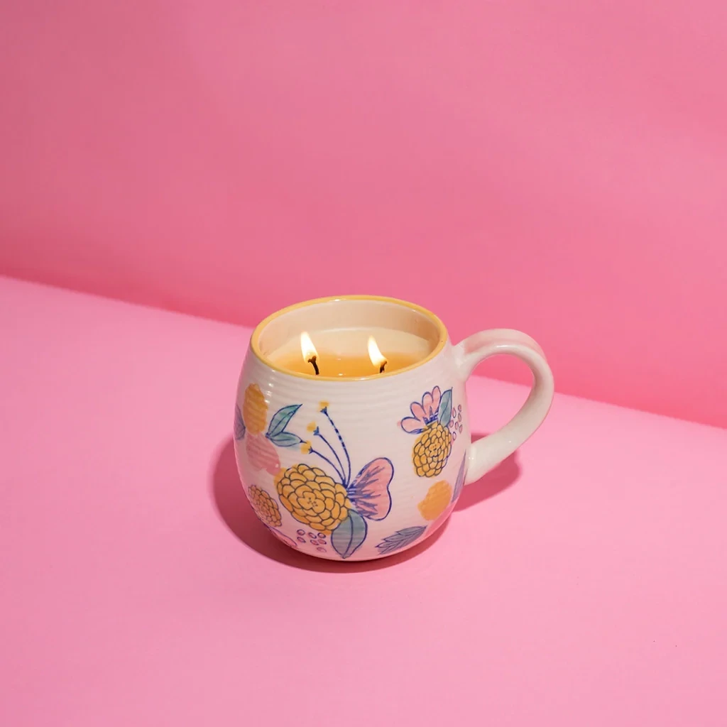 Sweet Grace Candle No. 046 - Floral Coffee Mug