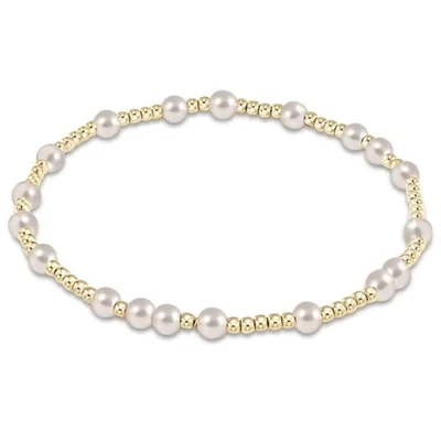 enewton Hope Unwritten 3mm Bead Bracelet - Pearl