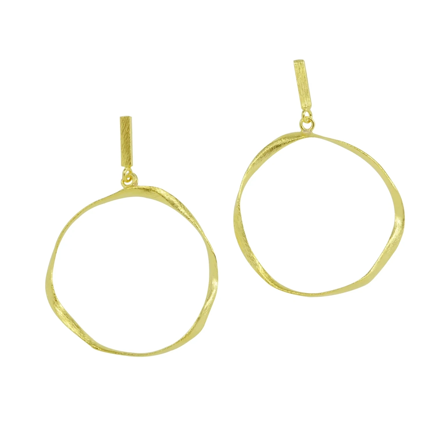 Betty Carre Rhoda Wheel Shape Earrings