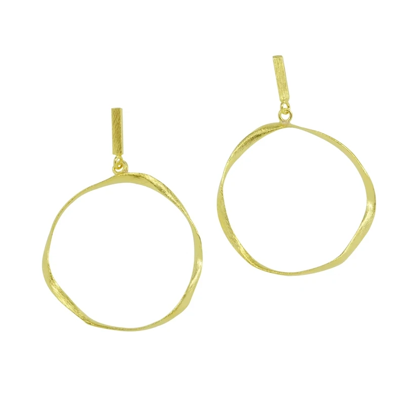 Betty Carre Rhoda Wheel Shape Earrings
