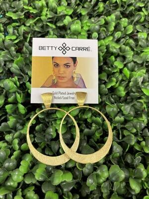 Betty Carre St. Barts Large Hanging Circle Earring