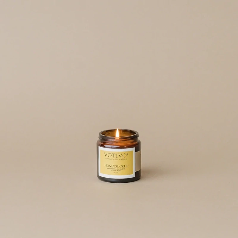Votivo Pink Honeysuckle Jar Candle 2.8oz