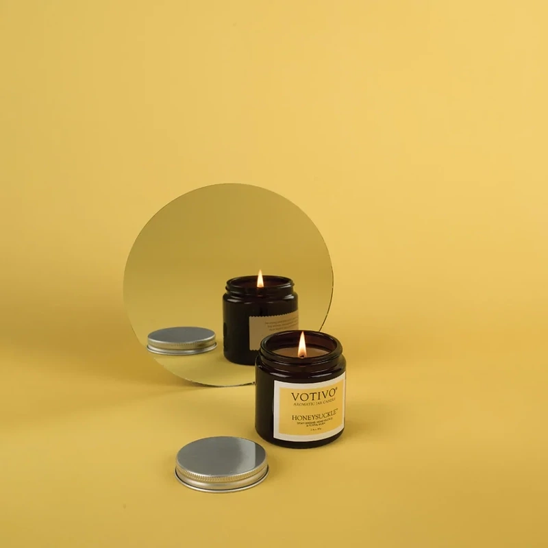 Votivo Pink Honeysuckle Jar Candle 2.8oz