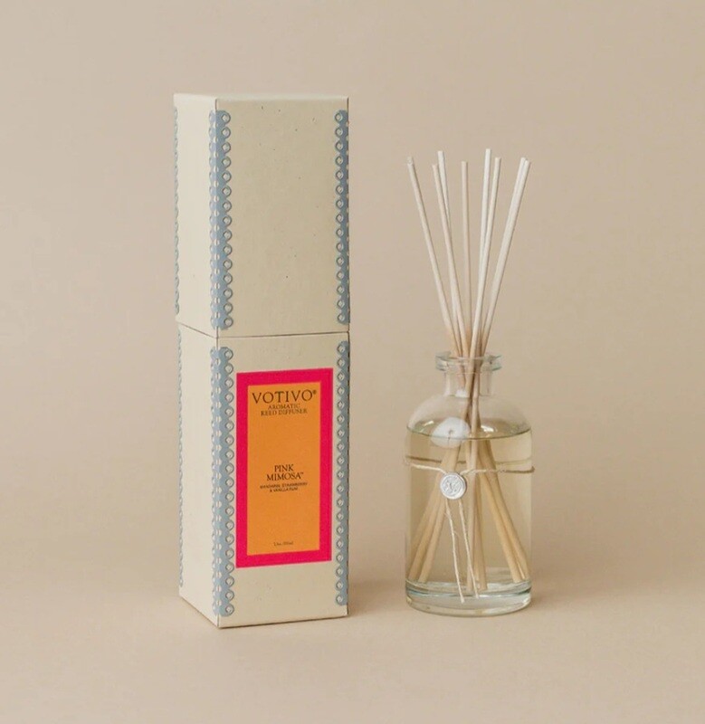Votivo Pink Mimosa Reed Diffuser 7.3oz