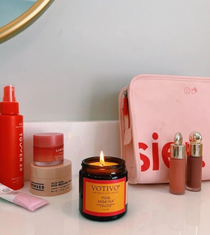 Votivo Pink Mimosa Jar Candle 2.8oz