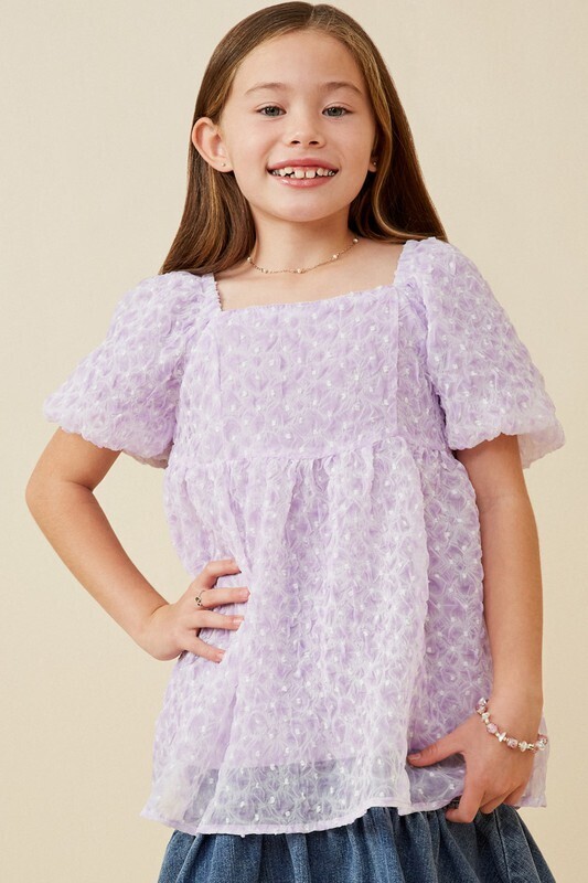 Lexi Textured Dot Top, TWEEN