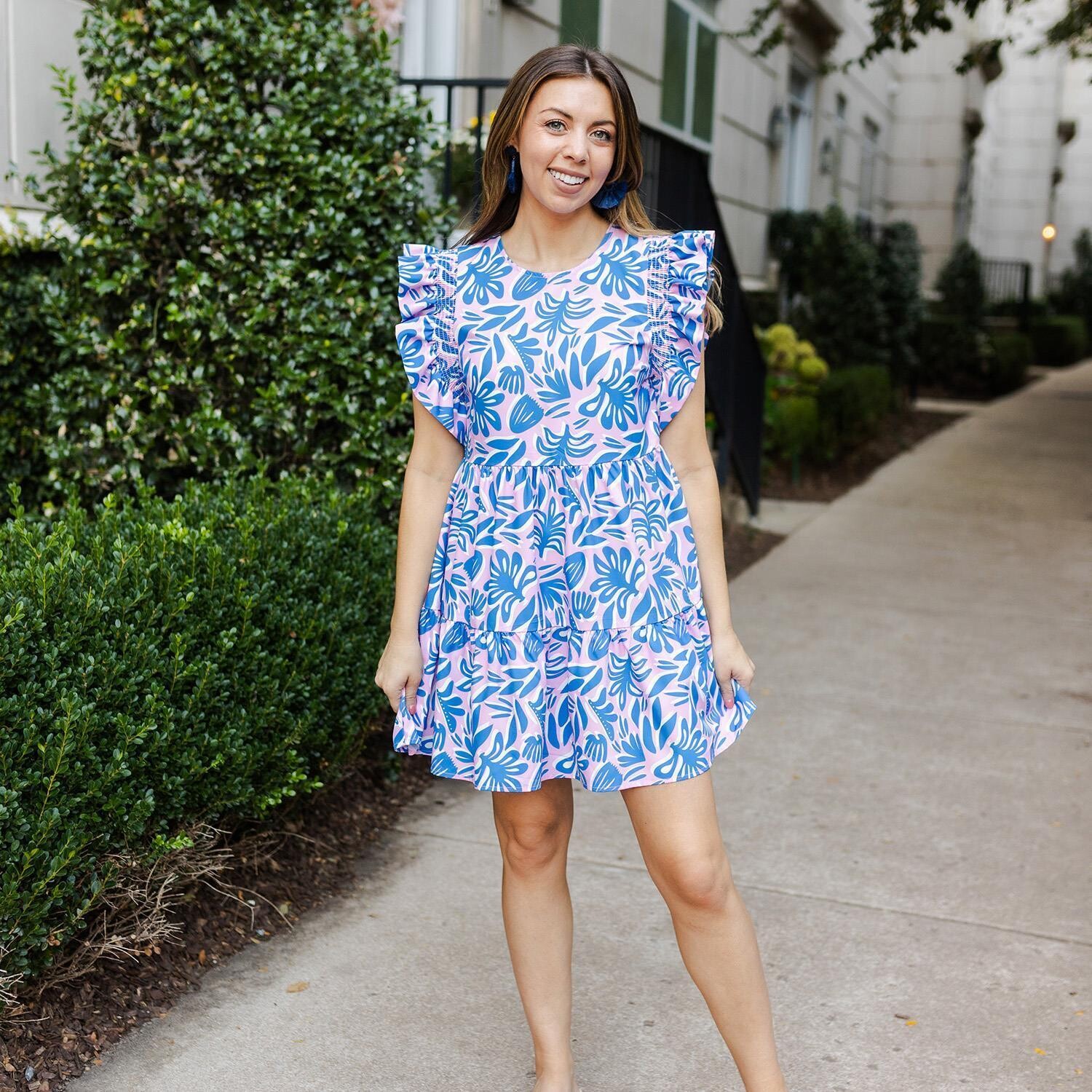 Spring It On Blue Everly Dress