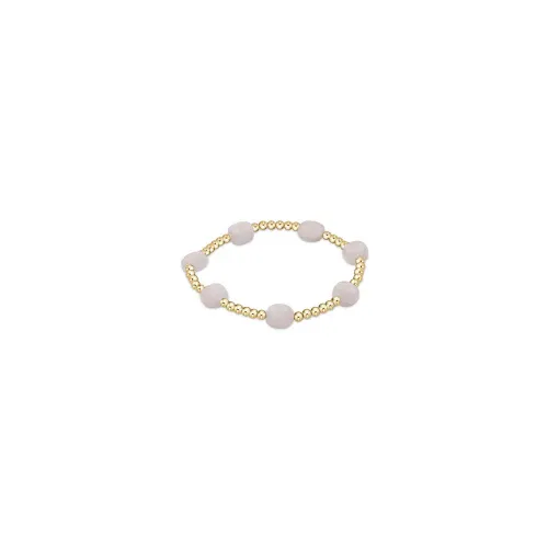 enewton Admire Gold 3mm Bead Bracelet - Moonstone 
