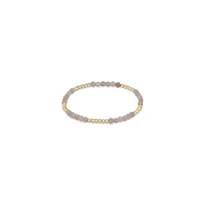 enewton Blissful Pattern 2.5mm Bead Bracelet - Pink Opal