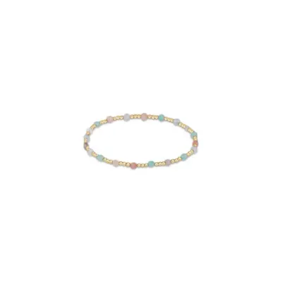 enewton Gold Sincerity Pattern 3mm Bead Bracelet - Hot Mess