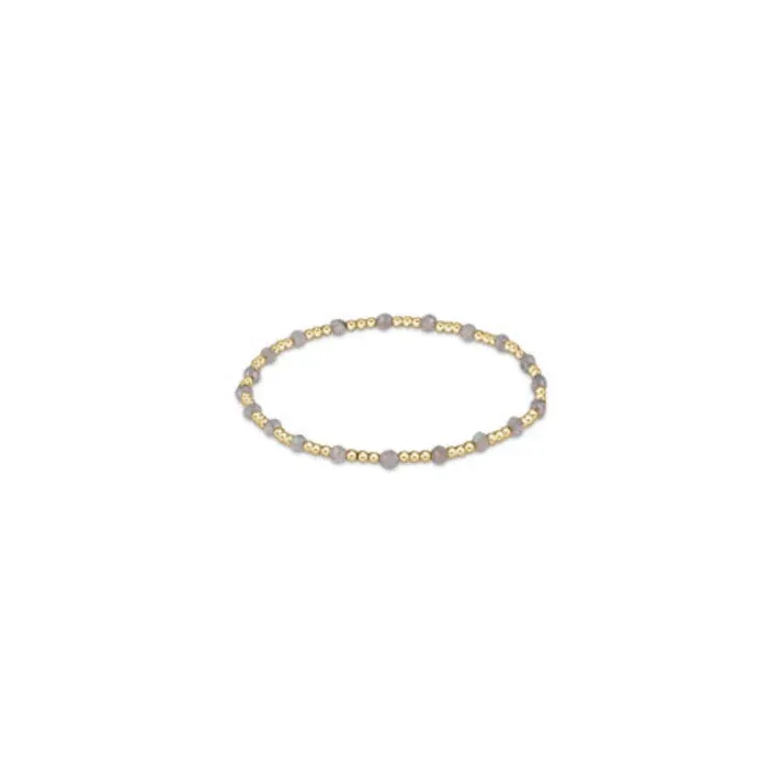 enewton Gold Sincerity Pattern 3mm Bead Bracelet - Labradorite 