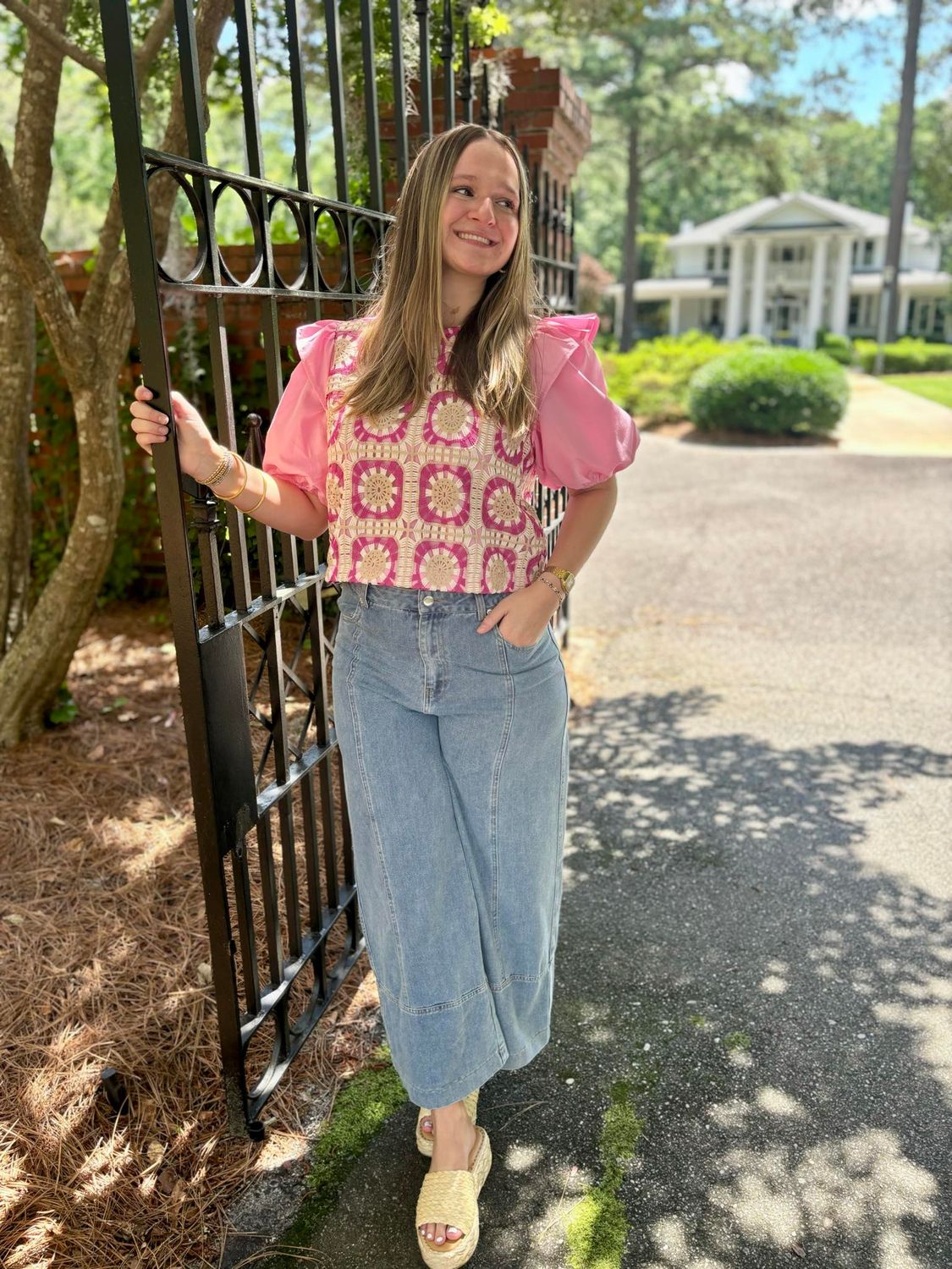 Out With Friends Wide Leg Jeans