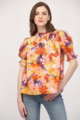 Falling For This Print Top