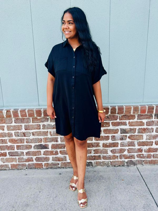In The Works Shirt Dress