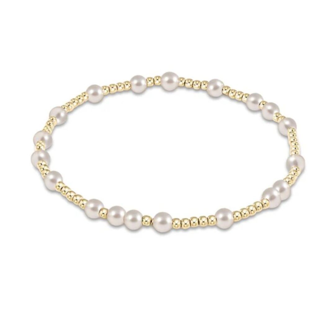 enewton Extends - Hope Unwritten 4mm Bead Bracelet - Pearl