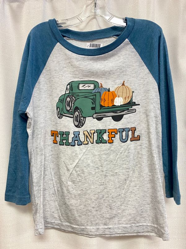 Thankful Truck Denim Childs Tee