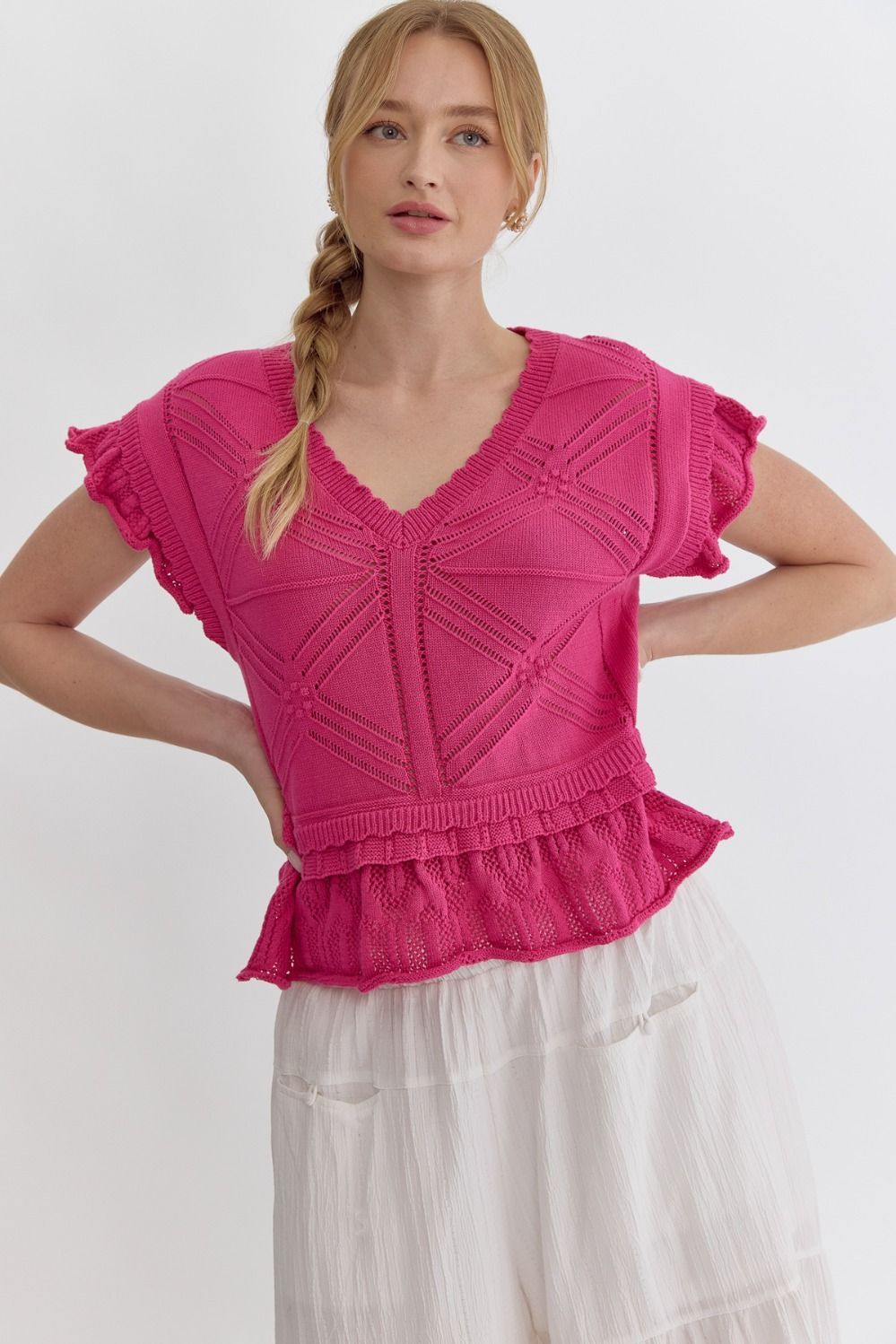 Frilly Fun Peplum Top