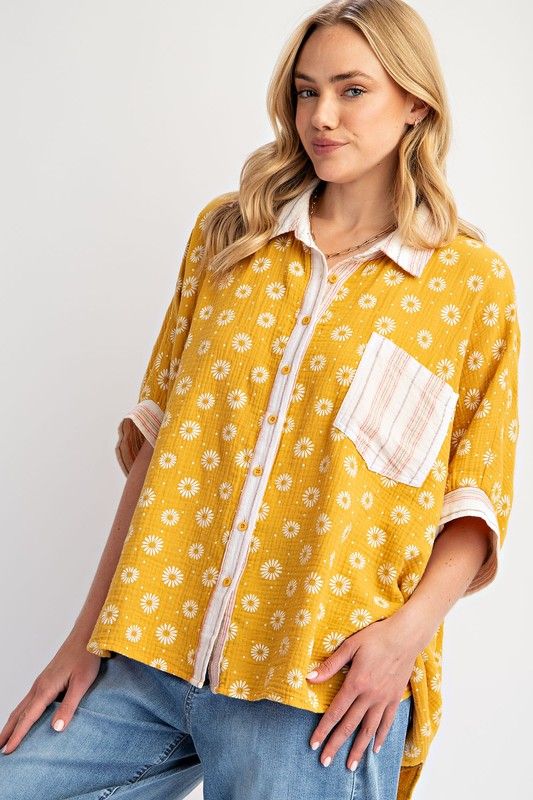 Daisy Days Cotton Top