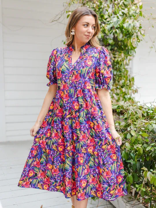 Wanderlust Multi Evie Dress