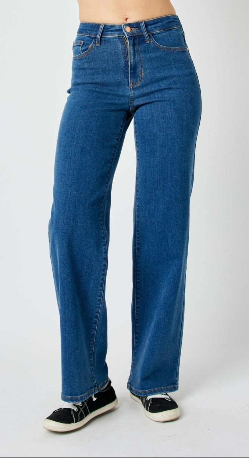 Judy Blue Aurora HW Vintage Wide Leg