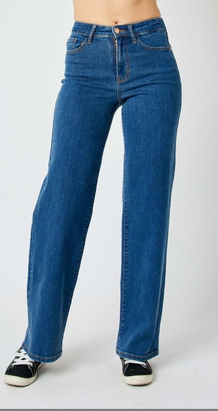 Judy Blue Aurora HW Vintage Wide Leg