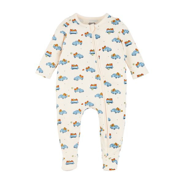Mud Pie Boy Pumpkin Truck Sleeper