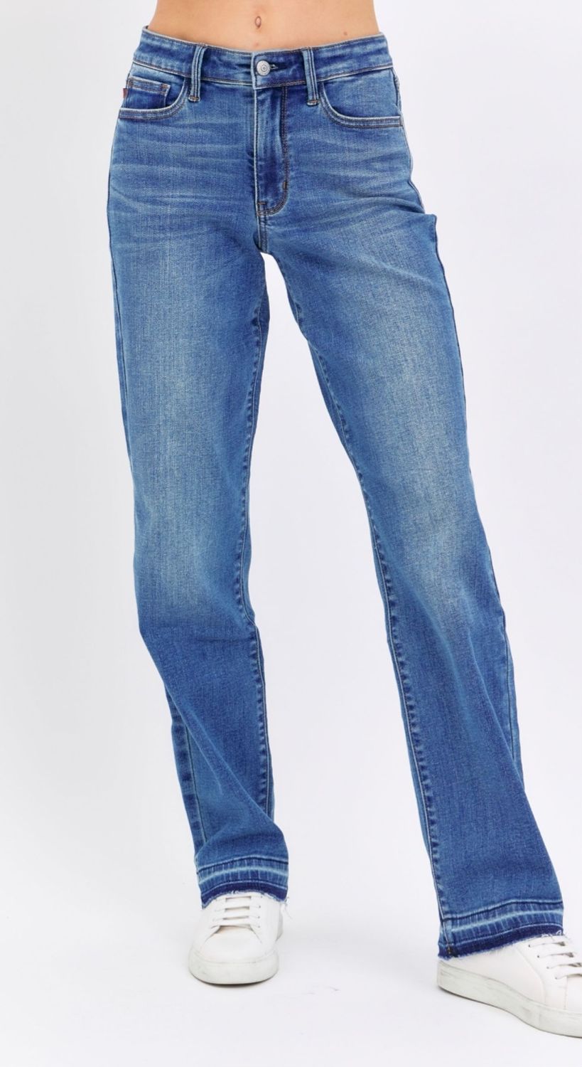 Judy Blue The Boss MR Dad Jean w/Released Hem