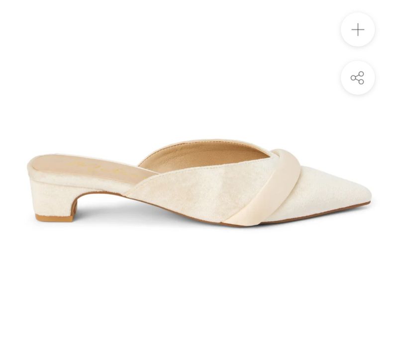 Matisse Kellan Ivory Kitten Heel Mule