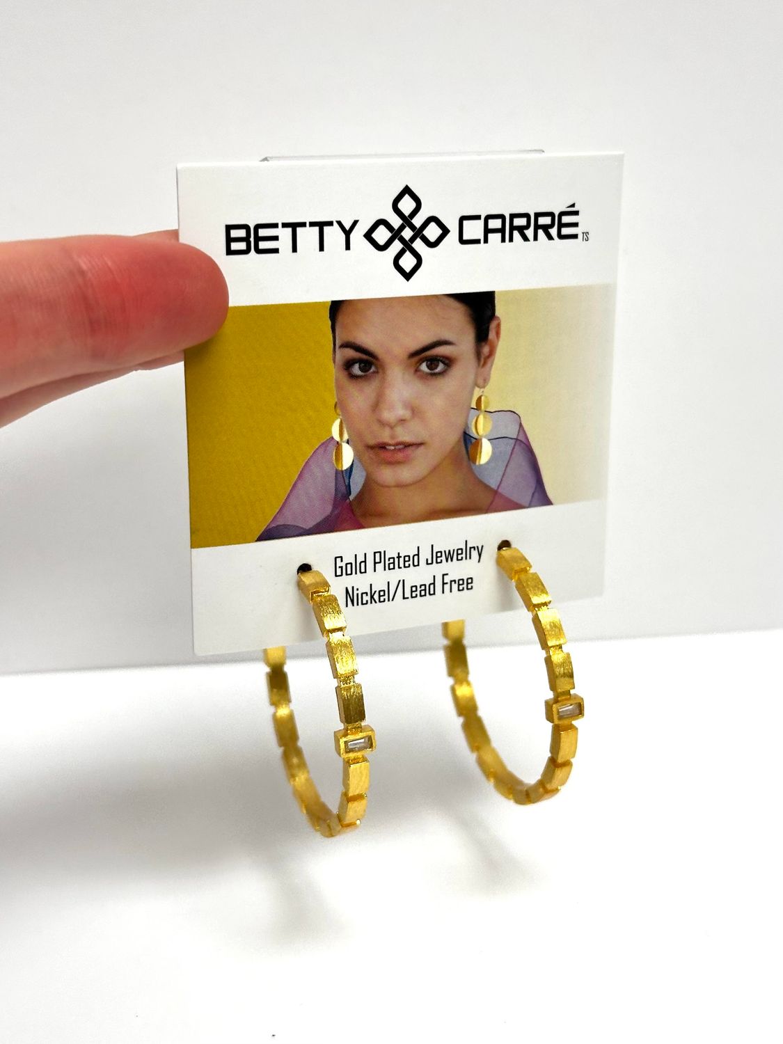 Betty Carre Ileana Hoop w/ CZ