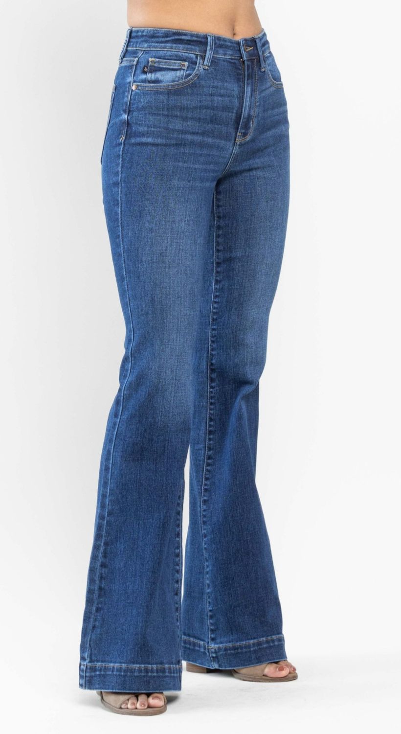Judy Blue Be True HW Wide Flare, CURVY