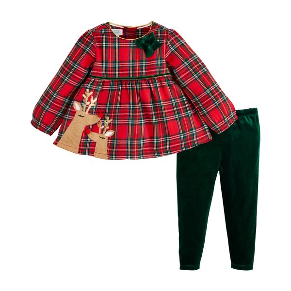 Mud Pie Reindeer Tunic And Legging Set 