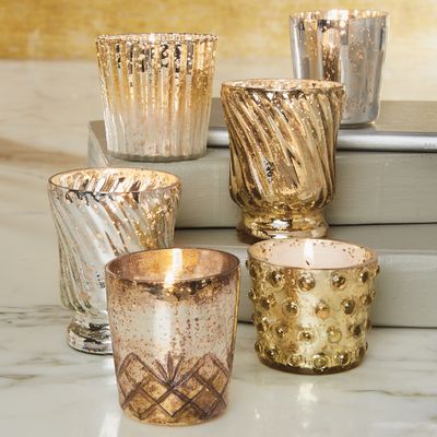 Mud Pie Mercury Glass Votive